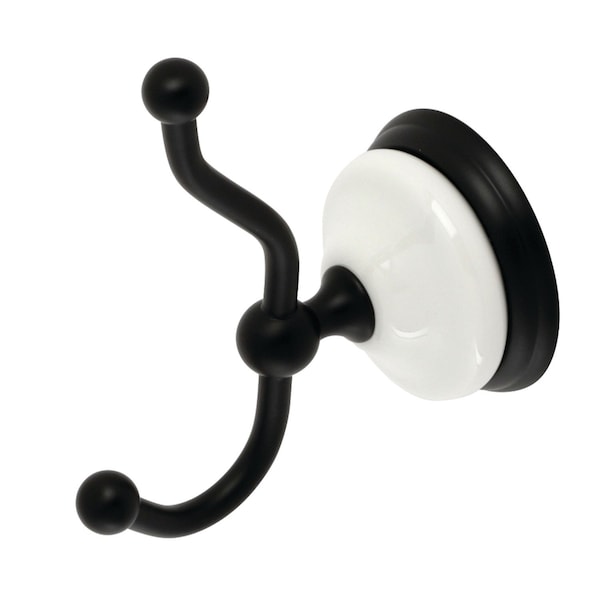 BA1117MB Victorian Robe Hook, Matte Black